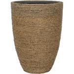 Bohemian Ben L Straw Grass ronde Rotan bloempot voor binnen 40x55 cm