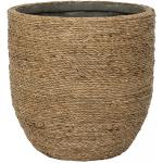 Bohemian Cody S Straw Grass ronde Rotan bloempot voor binnen 22x20 cm