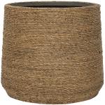 Bohemian Patt L Straw Grass ronde Rotan bloempot voor binnen 35x30 cm