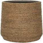 Bohemian Patt M Straw Grass ronde Rotan bloempot voor binnen 25x22 cm