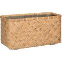 Bohemian Rafi S Bamboo rechthoekige beige plantenbak 60x30x31 cm