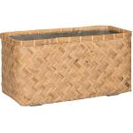 Bohemian Rafi S Bamboo rechthoekige beige plantenbak 60x30x31 cm