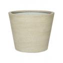 Cement Couple Straight M Beige Washed 50x40 cm Ficonstone ronde plantenbak