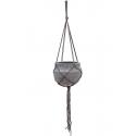 Pottery pots Stone Eco-line 22x19 cm Hans Laterite Grey hangpot