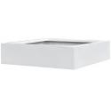 Pottery Pots Glossy Jumbo Low square M 100x100x25 cm wit bloempot