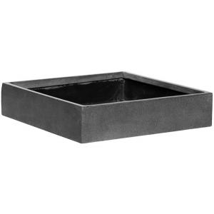 Pottery Pots Jack square S 40x40x9 cm grijs bloempot