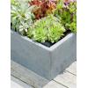 Pottery Pots Jack square S 40x40x9 cm grijs bloempot