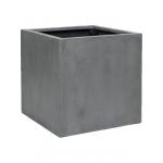 Pottery Pots Naturel Block square XL 70x70x70 cm grijs bloempot