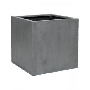 Pottery Pots Naturel Block square XL 70x70x70 cm grijs bloempot