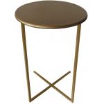 Xavi plantentafeltje gouden sidetable metaal 35x60 cm