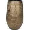 Hoge pot Ryan Shiny Gold 18x30 cm ronde gouden bloempot voor binnen