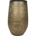 Hoge pot Ryan Shiny Gold 18x30 cm ronde gouden bloempot voor binnen