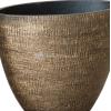 Planter Ryan Shiny Gold 33 cm ovale gouden bloempot voor binnen ovaal