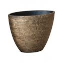 Planter Ryan Shiny Gold 33 cm ovale gouden bloempot voor binnen ovaal