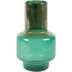 Vivien Bottle Shiny Green M 20x34 cm groene glazen vaas