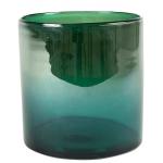 Vivien Vase Shiny Green S 25x25 cm groene glazen vaas