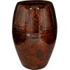 Hoge pot Kae Cayenne 20x30 cm ronde bruine hoge bloempot voor binnen