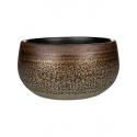 Bowl Mya Deep Champagne 22x11 cm ronde bruine lage bloempot voor binnen