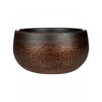 Bowl Mya Shiny Mocha 22x11 cm ronde bruine lage bloempot voor binnen