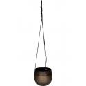Hangpot Mya Deep Champagne 19x16 ronde bruine bloempot voor binnen