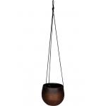 Hangpot Mya Shiny Mocha 15x13 ronde bruine bloempot voor binnen