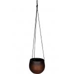 Hangpot Mya Shiny Mocha 19x16 ronde bruine bloempot voor binnen