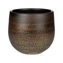 Pot Mya Deep Champagne 15x13 cm ronde bruine bloempot voor binnen