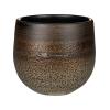 Pot Mya Deep Champagne 18x16 cm ronde bruine bloempot voor binnen