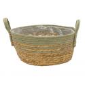 Bowl Hayden Swirl Plantenmand M 23x11 cm groen