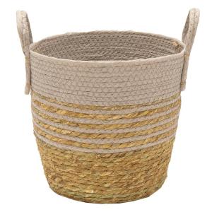 Pot Hayden Swirl Plantenmand L 25x24 cm grijs