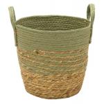 Pot Hayden Swirl Plantenmand L 25x24 cm groen