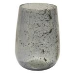 Vase Marhaba Cone Grey L 18x25 cm grijze glazen vaas