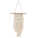 Wandhanger Xana Macrame XS 30x45 cm créme witte muurdecoratie