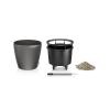 Lechuza Classico LS Anthracite M 35x33 cm ronde antraciete bloempot