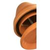 Plantenwinkel Terracotta kachel L 28 cm bloempot kachel met dubbele wand incl. 5 waxinelichten