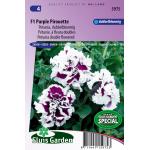 Dubbelbloemige petunia bloemzaden – F1 Purple Pirouette
