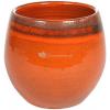 Pot Charlotte orange bloempot binnen 15 cm