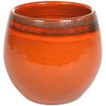 Pot Charlotte orange bloempot binnen 15 cm