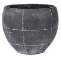 Ter Steege Detroit earth pot 18x18x14 cm Grey bloempot binnen
