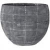 Ter Steege Detroit earth planter 36x20x29 cm Grey bloempot ovaal binnen