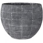 Ter Steege Detroit earth planter 36x20x29 cm Grey bloempot ovaal binnen