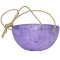 Artstone fiona hanging basket paars M