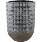 Hoge pot Elin denim bloempot binnen 19 cm