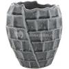 Hoge pot Square design blue bloempot binnen 17 cm