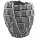 Hoge pot Square design blue bloempot binnen 17 cm