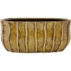 Planter laag Manon ochre bloempot binnen 29 cm ovaal