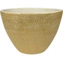 Planter Ryan Shiny Sand 33 cm ovale bloempot binnen ovaal