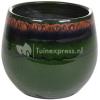 Pot Charlotte green bloempot binnen 23 cm