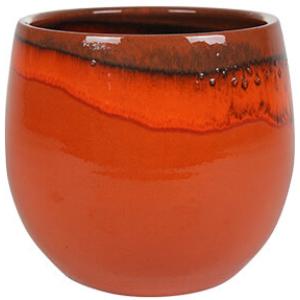 Pot Charlotte orange bloempot binnen 23 cm