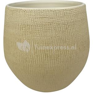 Pot Ryan shiny sand bloempot binnen 36 cm